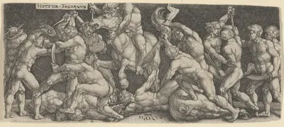 Hector Fighting the Greeks