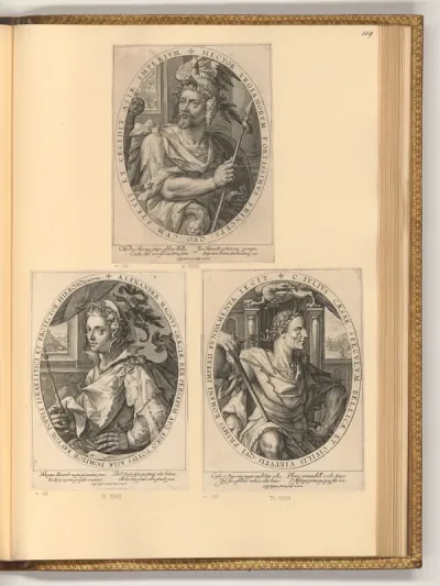 Hector; Julius Caesar; Alexander der Große