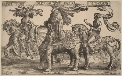 Hector of Troy, Alexander of Macedon, Julius Caesar