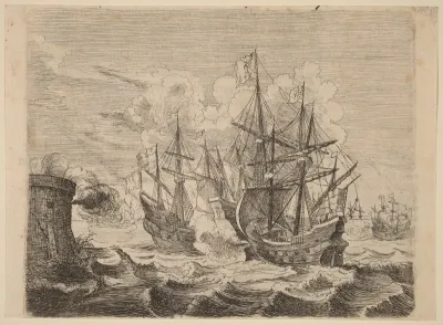Heemskerck's Victory Over the Spanish Fleet at Gibraltar