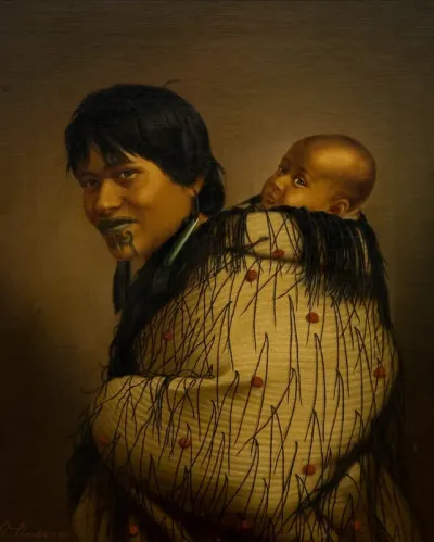 Heeni Hirini and child [previously known as Ana Rupene and child]