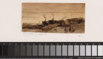 Heide, het gehucht Donsbruggen bij Kleef