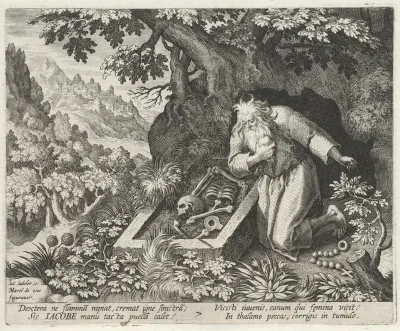 Heilge Jacobus van Karmel als kluizenaar