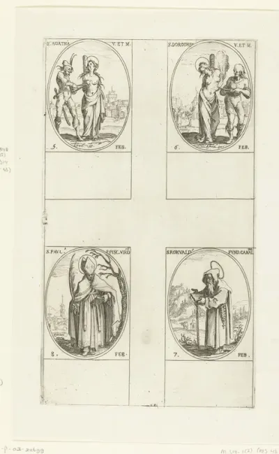Heilige Agatha, Heilige Dorothea, Heilige Romuald van Camaldoli, Heilige Paulus van Verdun (5-8 februari)