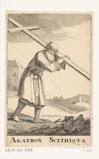 Heilige Agathon de Zwijgzame