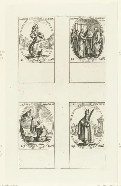 Heilige Agnes, Huwelijk van Maria en Jozef, Heilige Ildefonsus, Heilige Timotheüs (21-24 januari)