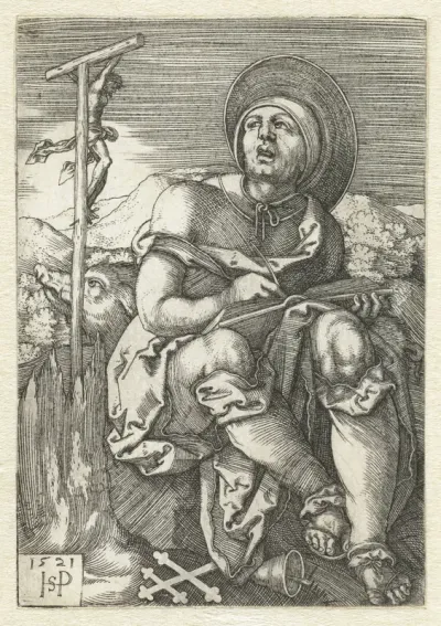 Heilige Antonius de Grote als kluizenaar