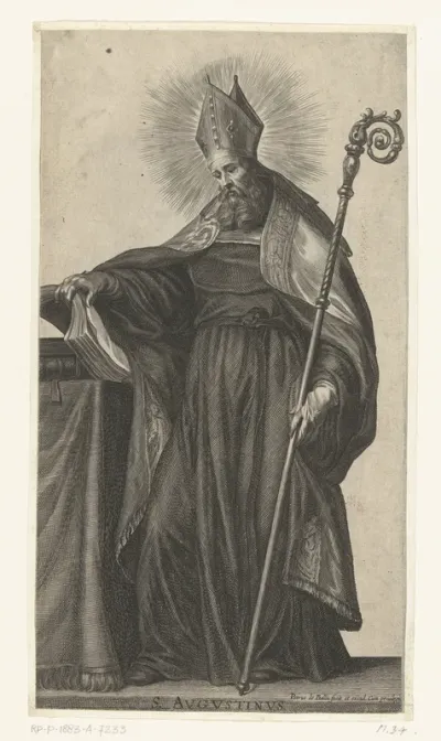 Heilige Augustinus als bisschop