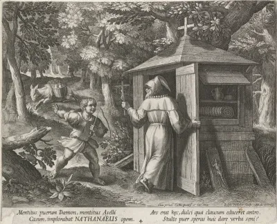 Heilige Bartholomeus als kluizenaar