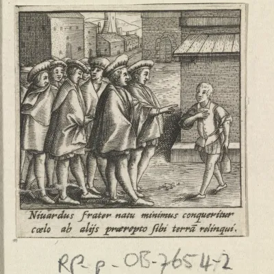 Heilige Bernardus en Nivardus van Clairvaux