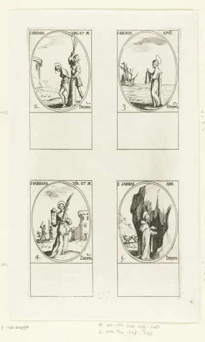 Heilige Bibiana van Rome, Heilige Birinus van Dorchester, Heilige Barbara van Nicomedië, Heilige Sabas van Mar-Saba (2-5 december)