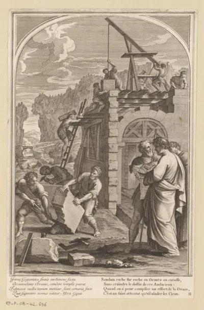 Heilige Bruno laat de Grande Chartreuse bouwen