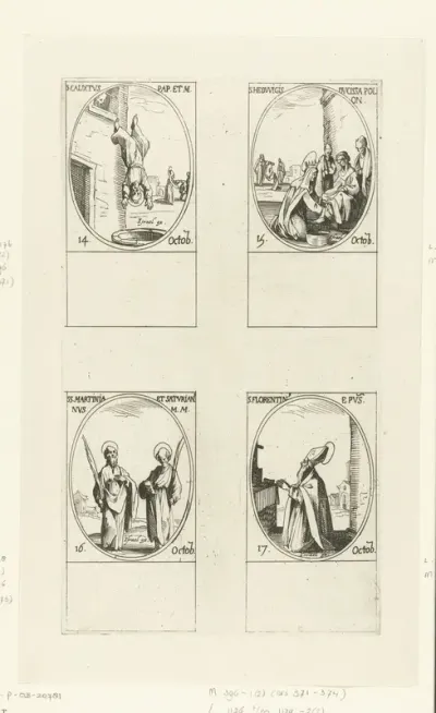 Heilige Calixtus I, Heilige Hedwig van Silezië, Heilige Martinianus en Heilige Saturianus, Heilige Florentinus van Trier (14-17 oktober)