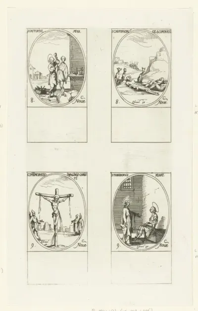Heilige Castor, Heilige Carpophorus en de Vier Gekroonden, Kruisiging (Allerhoogste Verlosser), Heilige Theodorus Tiro van Euchaïta (8-9 november)