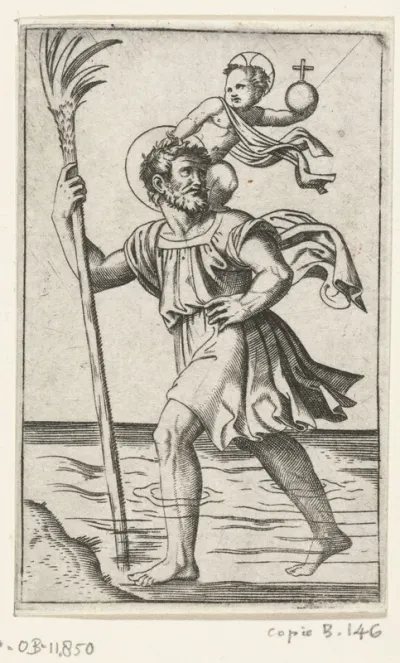 Heilige Christoffel met Christuskind