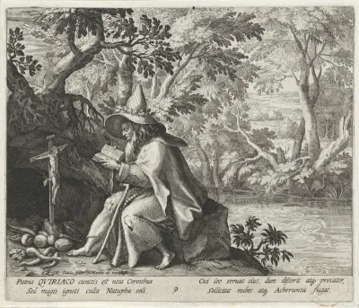 Heilige Cyriacus de kluizenaar