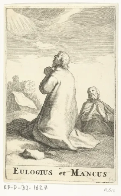 Heilige Eulogius van Alexandrië en Mancus