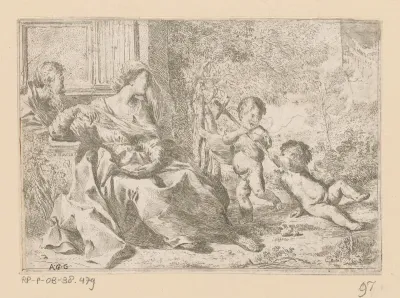 Heilige Familie en de jonge Johannes de Doper