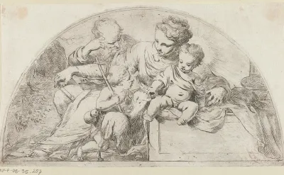 Heilige Familie met de jonge Johannes de Doper