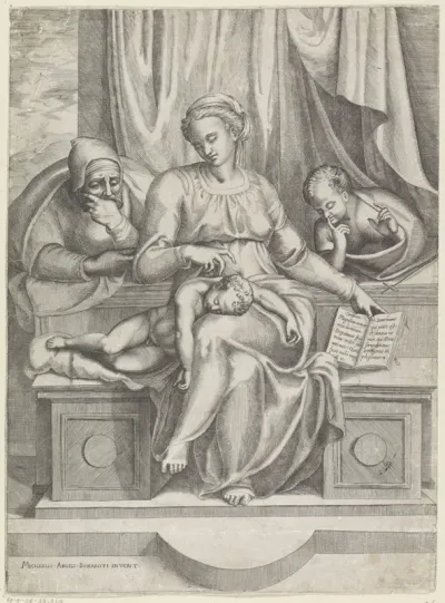 Heilige Familie met de jonge Johannes de Doper