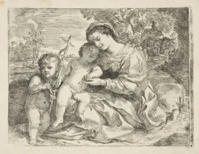 Heilige Familie met de jonge Johannes de Doper