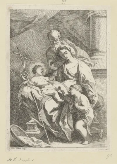 Heilige Familie met de jonge Johannes de Doper