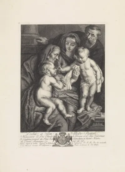 Heilige Familie met Elisabeth en Johannes