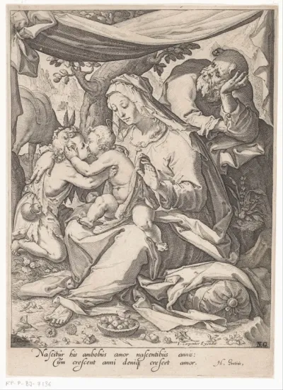 Heilige Familie met Johannes de Doper
