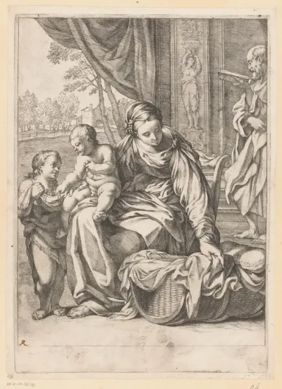 Heilige Familie met Johannes de Doper