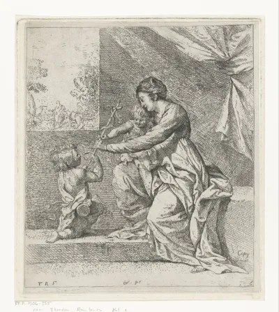 Heilige familie met Johannes de Doper