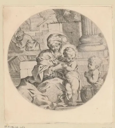 Heilige Familie met Johannes de Doper