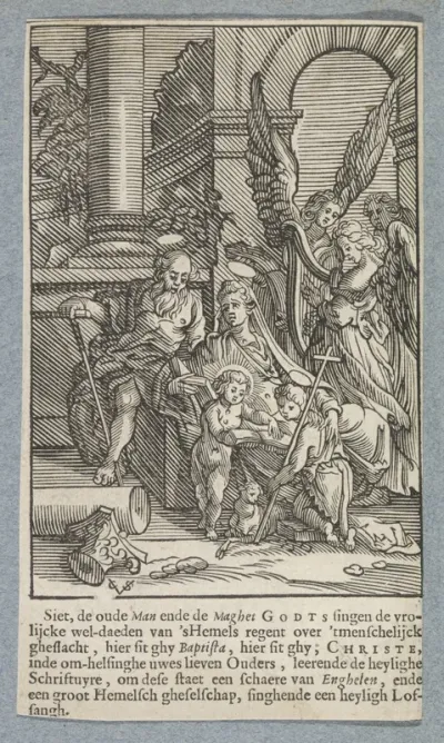 Heilige familie met Johannes de Doper