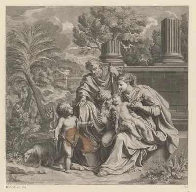 Heilige Familie met Johannes en Elisabeth