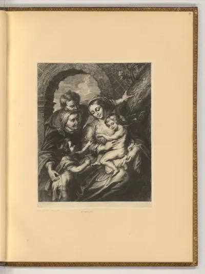 Heilige Familie mit Elisabeth und dem Johannesknaben