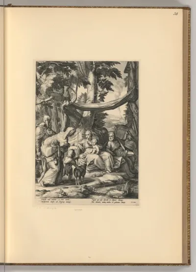 Heilige Familie mit Johannesknaben, Zacharias und Elisabeth