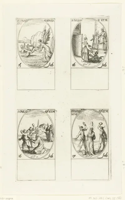 Heilige Faustinus en Heilige Jovita van Brescia, Heilige Juliana, Heilige Onesimus, Heilige Polychronius (15-17 februari)