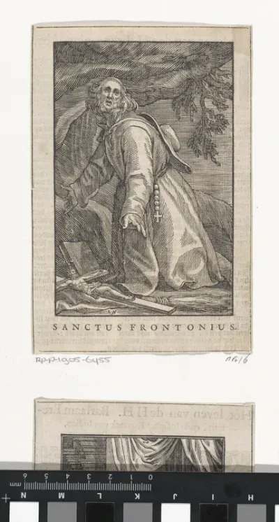 Heilige Frontus van Périgueux als kluizenaar