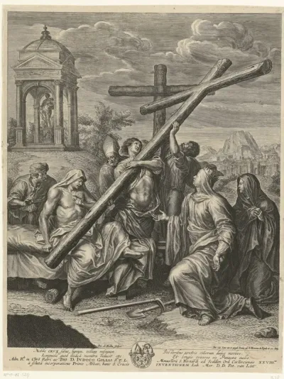 Heilige Helena vindt Christus' kruis