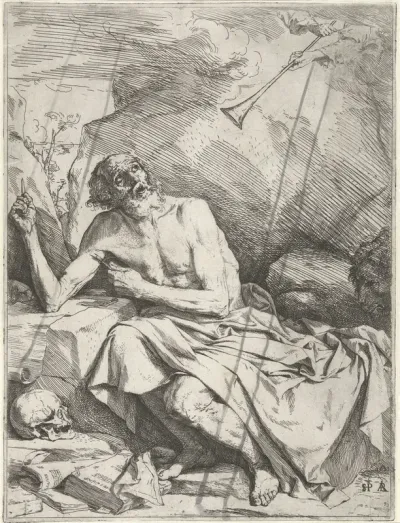 Heilige Hieronymus en de trompet