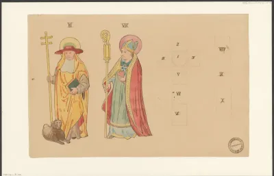 Heilige Hiëronymus en Heilige Augustinus