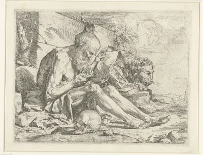 Heilige Hieronymus lezend