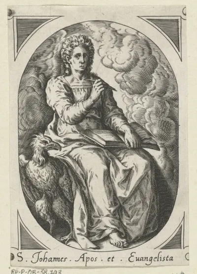 Heilige Johannes met adelaar