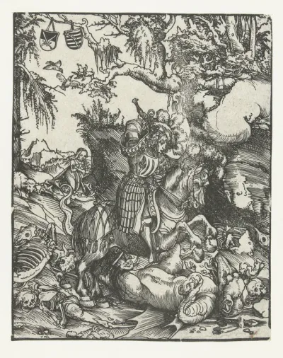 Heilige Joris (Georgius) doodt de draak