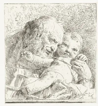 Heilige Jozef met Christuskind in armen