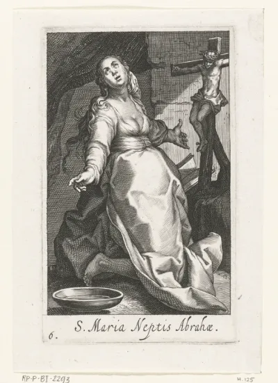 Heilige Maria als kluizenares