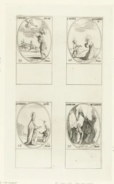 Heilige Mercurius van Cappadocië, Heilige Petrus van Alexandrië, Heilige Conradus van Konstanz, Heilige Barlaam en Heilige Josaphat van Indië (25-27 november)