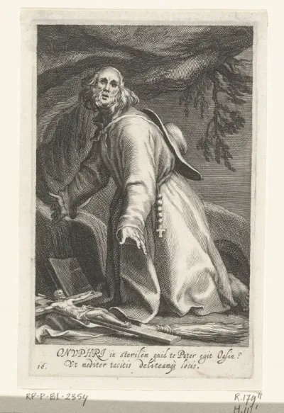 Heilige Onyphrius de Grote als kluizenaar