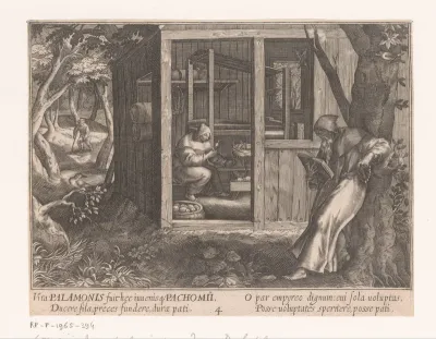 Heilige Palamoun en de heilige Pachomius
