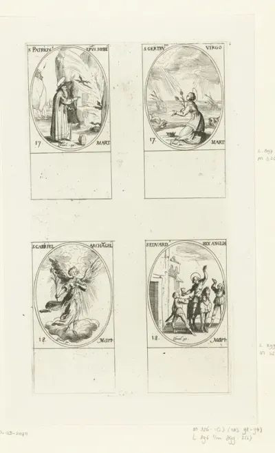 Heilige Patricius van Ierland, Heilige Gertrudis van Nijvel, Aartsengel Gabriël, Heilige Eduard de Martelaar (17-18 maart)