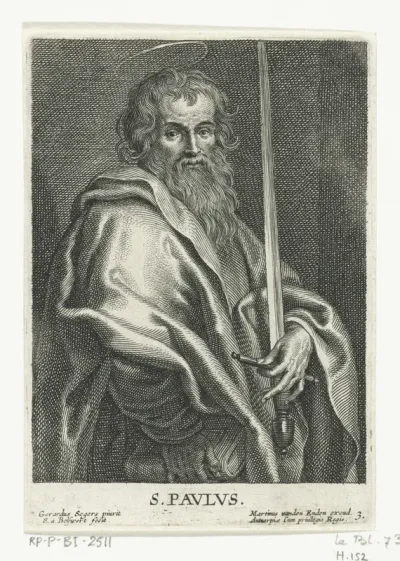 Heilige Paulus met zwaard